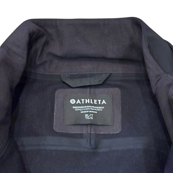Athleta Luxe Glacier Softshell Water Repellent Jacket Black Size XL NWOT* - Picture 4 of 9
